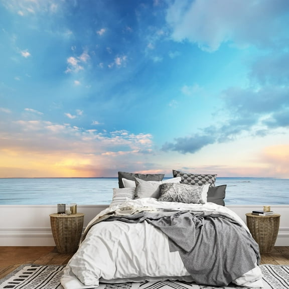 wall26 - Sky Background. - Removable Wall Mural | Self-Adhesive Large Wallpaper - 100x144 inches