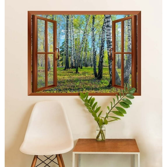 wall26 Spring Forest Removable Wall Sticker/Wall Mural - 24"x32"