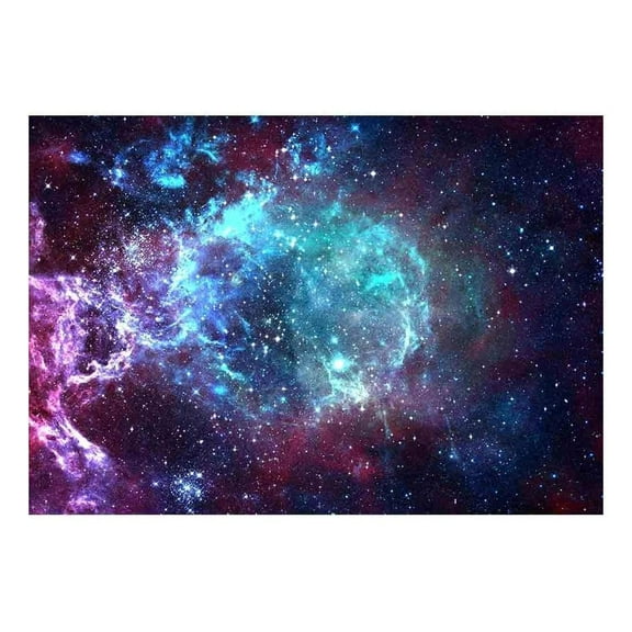wall26 - Star Field in Space a Nebulae and a Gas Congestion - Removable Wall Mural | Self-Adhesive Large Wallpaper - 66x96 inches