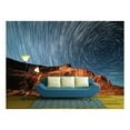 thumbnail image 1 of wall26 - Starry Night Sky Above The Mountain in The Wild West - Removable Wall Mural | Self-Adhesive Large Wallpaper - 100x144 inches, 1 of 6