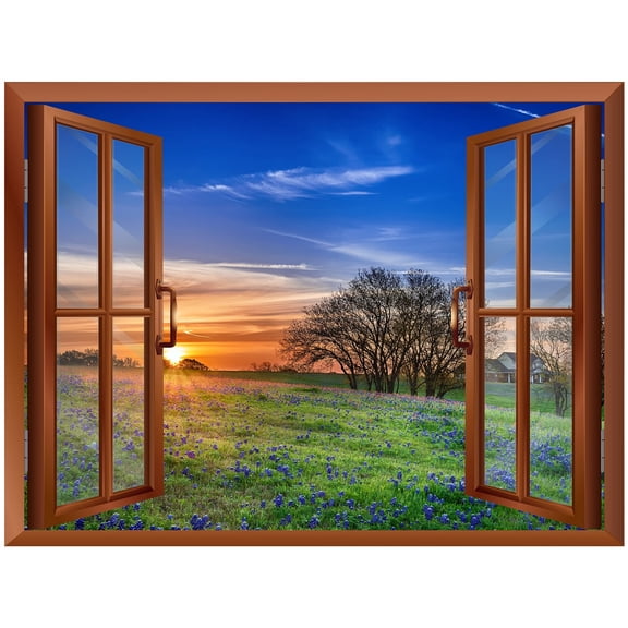 wall26 Sunrise on a Springfield Removable Wall Sticker/Wall Mural - 24"x32"