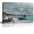 thumbnail image 1 of wall26 The Beach at Sainte-Adresse by Claude Monet - Canvas Print Wall Art Famous Painting Reproduction - 16" x 24", 1 of 3