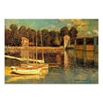 thumbnail image 1 of wall26 - The Bridge of Argenteuil by Claude Monet - French Impressionism - Plein Air Landscape - Peel and Stick Large Wall Mural, Removable Wallpaper, Home Decor - 66x96 inches, 1 of 7