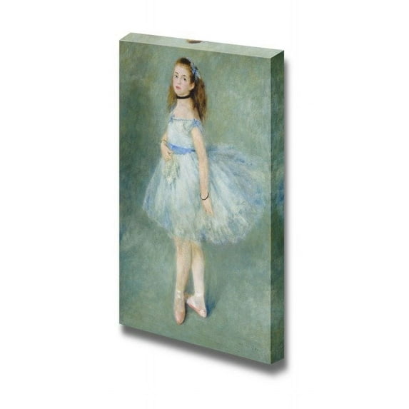 wall26 - The Dancer, 1874 by Pierre-Auguste Renoir - Canvas Print Wall Art Famous Painting Reproduction - 18" x 12"