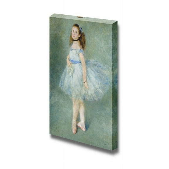 wall26 - The Dancer, 1874 by Pierre-Auguste Renoir - Canvas Print Wall Art Famous Painting Reproduction - 24" x 16"