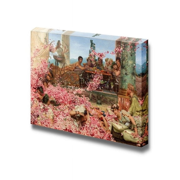 wall26 - The Roses of Heliogabalus by Lawrence Alma-Tadema - Canvas Print Wall Art Famous Painting Reproduction - 12" x 18"