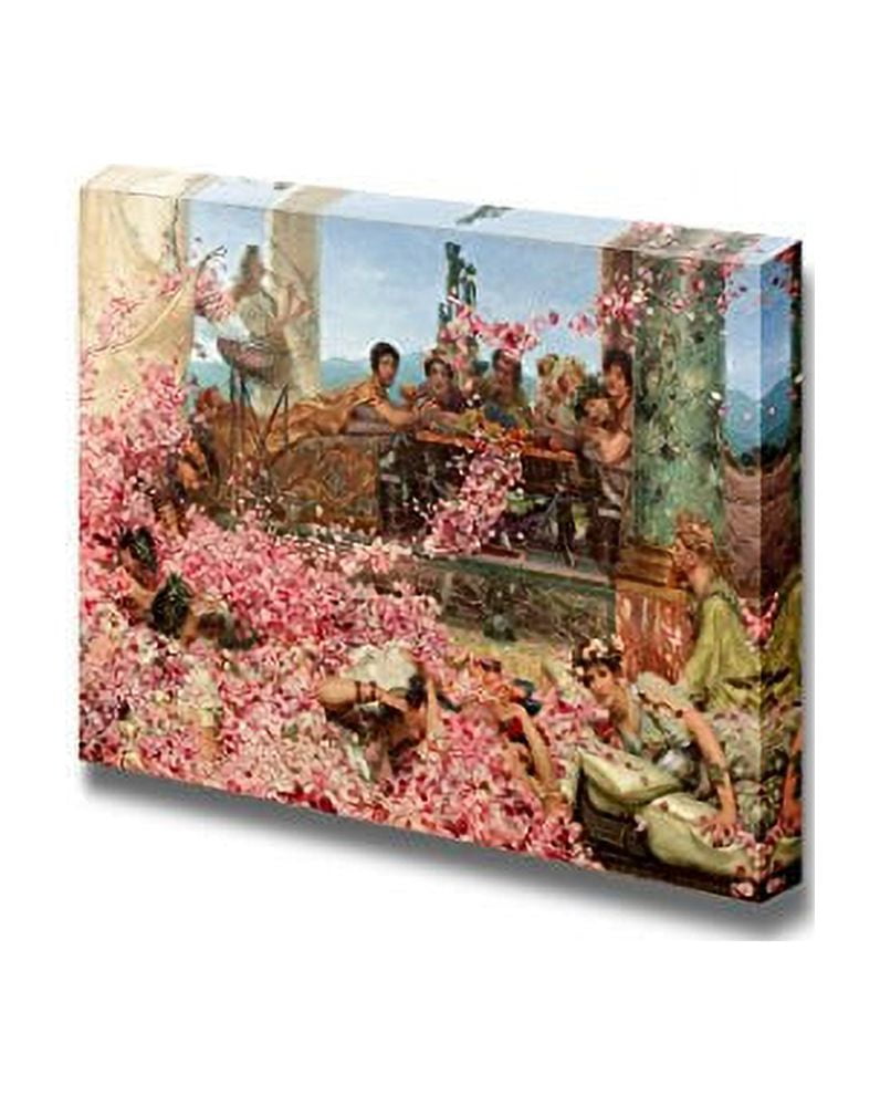 wall26 - The Roses of Heliogabalus by Lawrence Alma-Tadema - Canvas ...