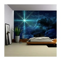 wall26 - The Starry Night - Removable Wall Mural | Self-Adhesive Large Wallpaper - 66x96 inches