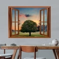 thumbnail image 1 of wall26 - Tree in Sunset Removable Wall Sticker/Wall Mural - 36 inchx48 inch, 1 of 6