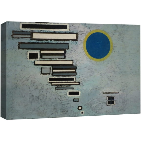 wall26 - Unequal by Vassily Kandinsky - Canvas Print Wall Art Famous Painting Reproduction - 24" x 36"