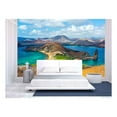 thumbnail image 1 of wall26 - View of Two Beaches on Bartolome Island in The Galapagos Islands in Ecuador - Removable Wall Mural | Self-Adhesive Large Wallpaper - 100x144 inches, 1 of 6