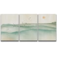 thumbnail image 1 of wall26 Wall Art Print Set Green Watercolor Mountains with Birds Nature Wilderness Illustrations Modern Art Rustic Scenic Colorful for Living Room, Bedroom, Office - 16"x24" x 3 Panels, 1 of 5