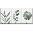 thumbnail image 1 of wall26 Wall Art Print Set Monstera Leaf and Jungle Plant Variety Wilderness Nature Illustrations Modern Art Rustic Closeup Colorful for Living Room, Bedroom, Office - 24"x36"x3, 1 of 5