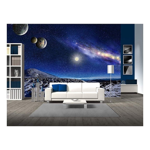 wall26 Wall Mural Garden Lawn Green Grass Natural Scenery Removable Self-Adhesive Large Wallpaper - 66x96 inches