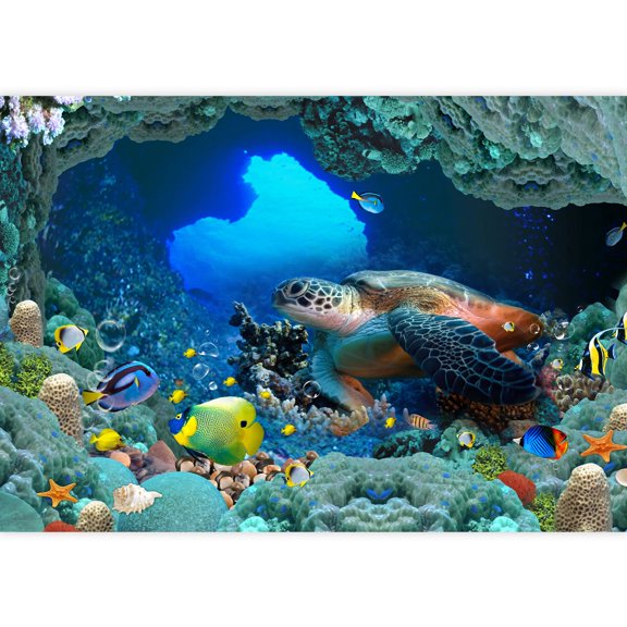 wall26 Wall Mural The Beautiful Undersea World Removable Self-Adhesive Large Wallpaper - 66x96 inches