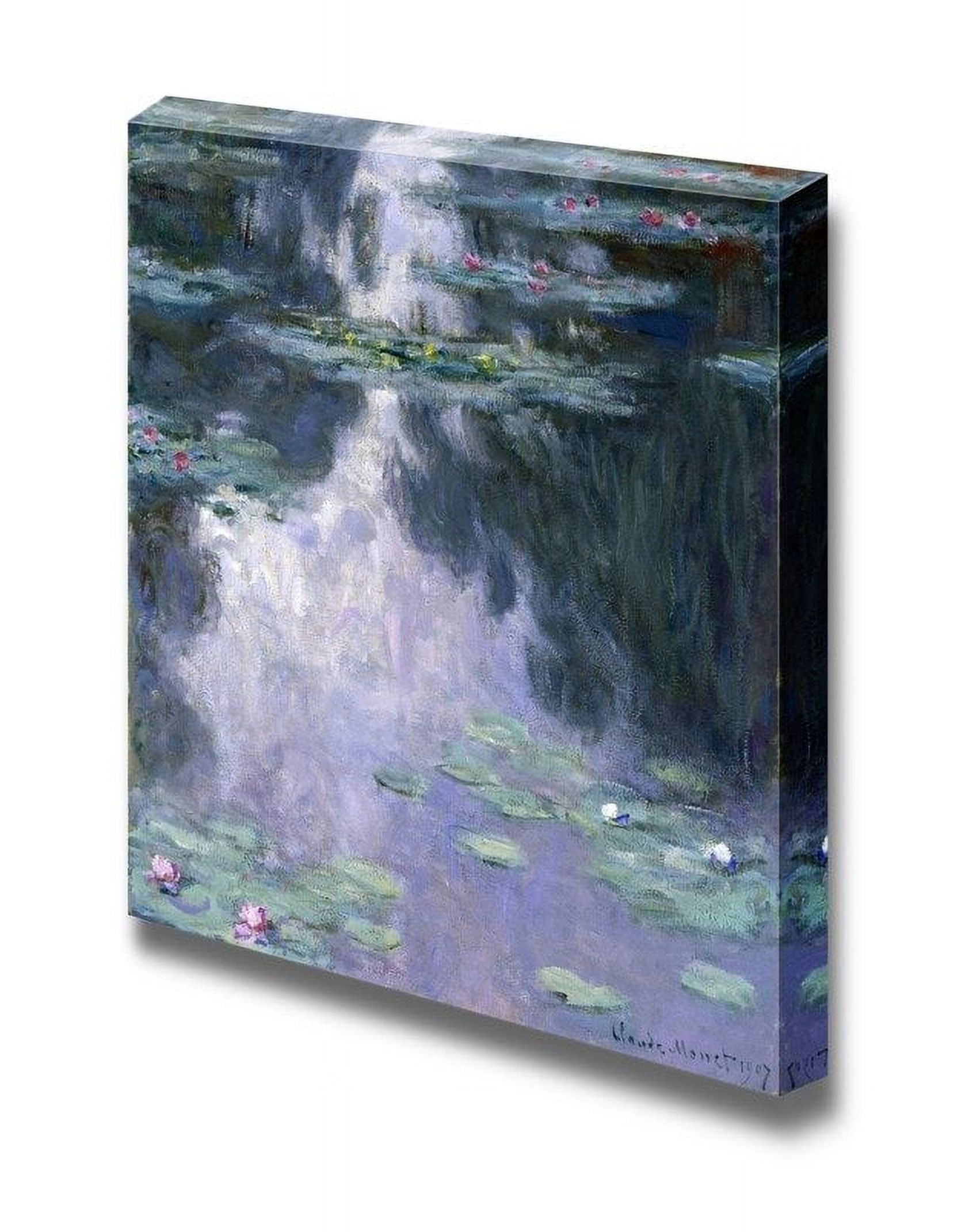 wall26 - Water Lilies by Claude Monet - Canvas Print Wall Art Famous ...