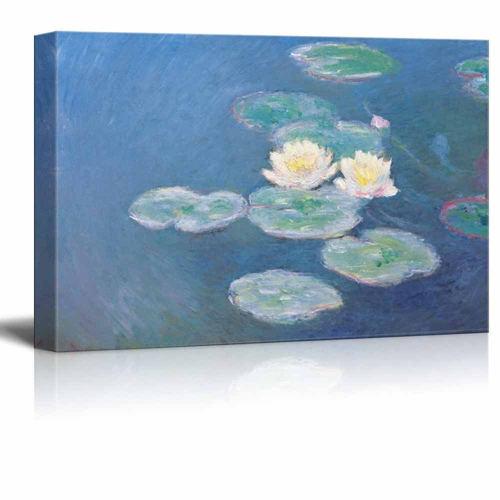 wall26 Water Lilies by Claude Monet - Canvas Print Wall Art Famous ...