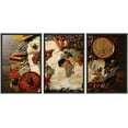 thumbnail image 1 of wall26 - World MAPE Made from Spices - Framed Canvas Art Wall Art - 24"x36"x3 BLACK, 1 of 5