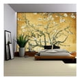 thumbnail image 1 of wall26 - Yellow Textured Almond Blossom by Vincent Van Gogh - Wall Mural, Removable Sticker, Home Decor - 100x144 inches, 1 of 6