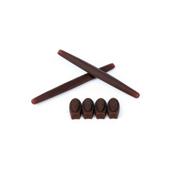 walleva black earsocks and temple shocks for oakley x-metal series