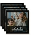 thumbnail image 1 of wallsthatspeak 12x12 Black Picture Frame for Puzzles Posters Photos or Artwork, Set of 4, 1 of 5