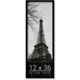 thumbnail image 1 of wallsthatspeak 12x36 Black Picture Frame for Puzzles Posters Photos or Artwork, 1 of 5
