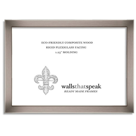 wallsthatspeak Puzzle Frame, Stainless, 26.75x19.75