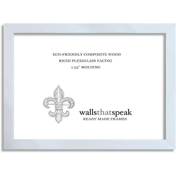 wallsthatspeak Puzzle Frame, White, 19x13