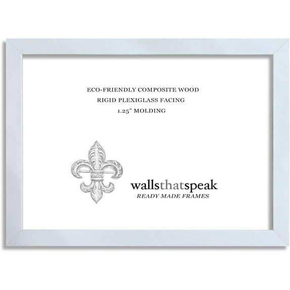 wallsthatspeak Puzzle Frame, White, 27x20
