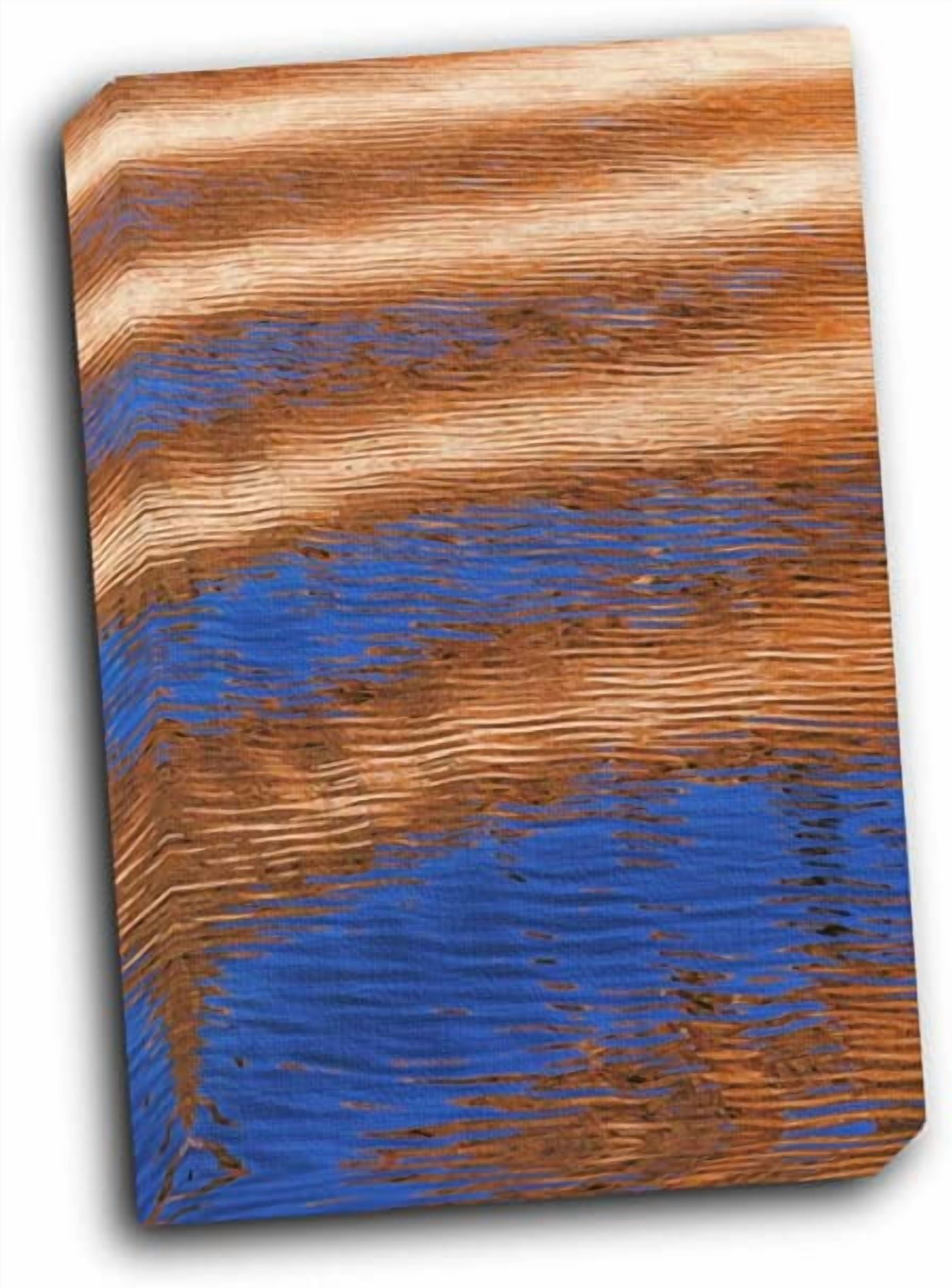 wallsthatspeak Utah, Glen Canyon Reflection in Lake Powell 24x36 Gallery Wrapped Stretched Canvas