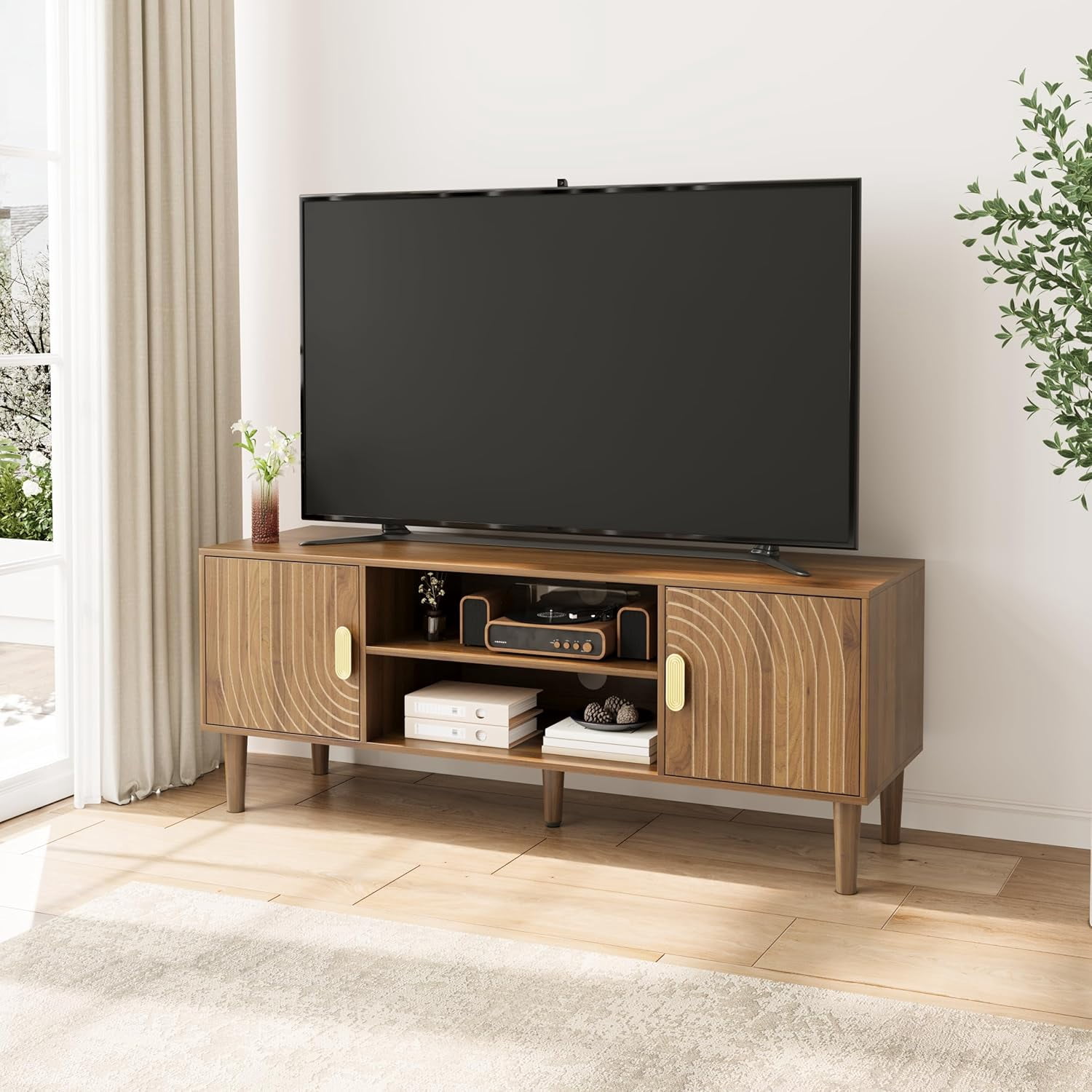 Premium Tv Cabinet With Adjustable Panels