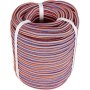 waltyotur 1/2 in x 150FT Arborist Bull Rope, 12 Strand Tree Rope, High Strength Polyester Rope for Garden, Boat, Swing Blue and Orange