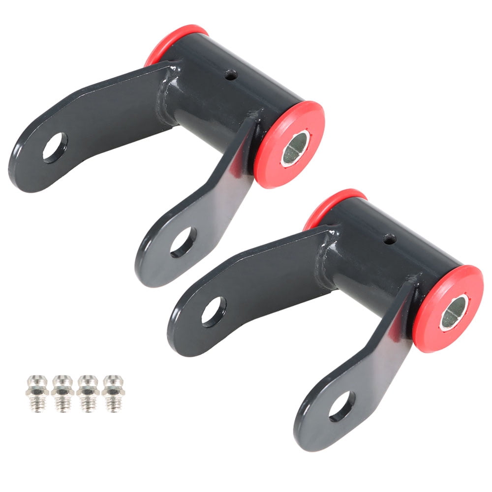 Etecgo 1.5” Front & Rear Lift Shackle Kit For 1987-1995 Jeep Wrangler YJ – Carbon Steel, 4PCS, 4WD/2WD Compatible