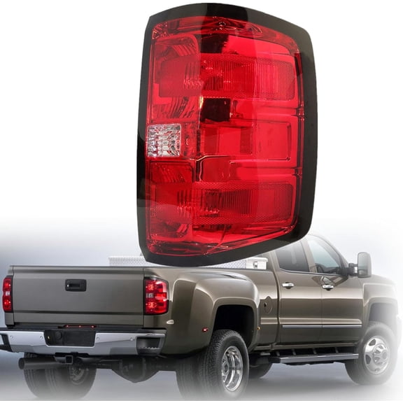 waltyotur 1-Pack Rear Right Tail Light Brake Lamp Assembly Replacement for 2014 2015 Silverado 1500 2500HD 3500HD Passenger Side w/o Bulbs 23431876 GM2801261