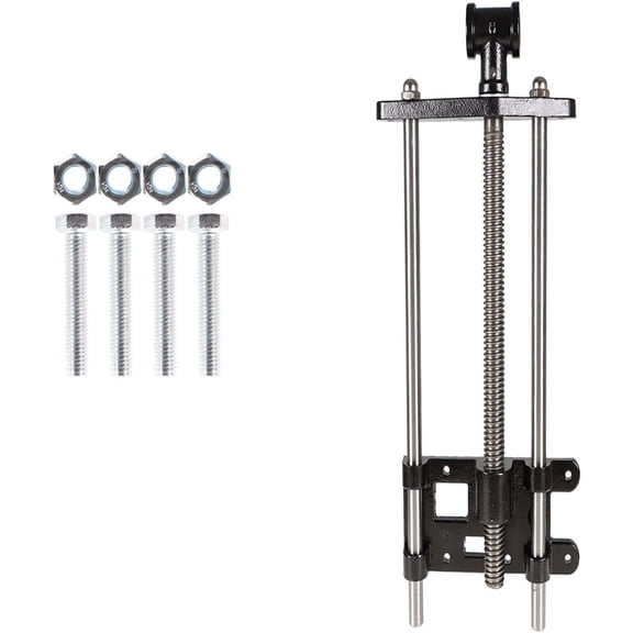 waltyotur 10 Inch Woodworking Bench Vise Heavy Duty Steel Front Bench Table Vise with Mounting Screws Durable Fit for Woodworking and Home