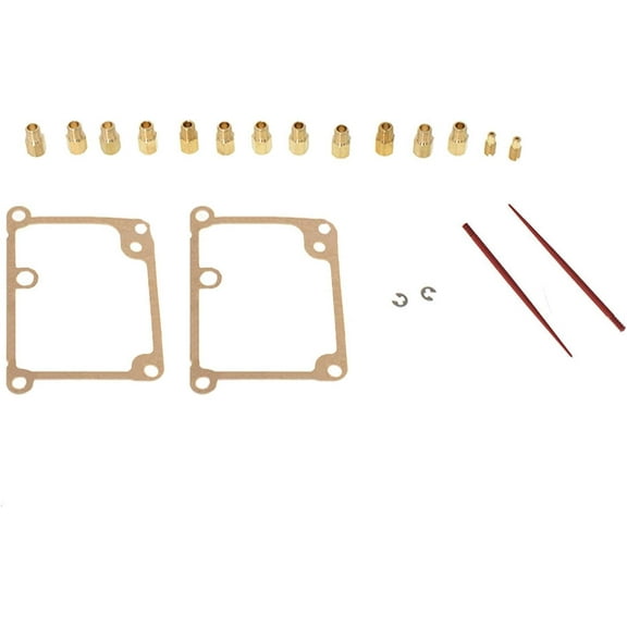 waltyotur 12 Main Jets and 2 Pilot and 2 Needles Full Jet Kit Replacement for Yamaha Banshee 1987-2006
