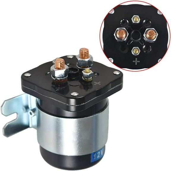 waltyotur 12V Solenoid Continuous Duty Solenoid Relay Battery Isolator Replacement for White Rodgers Club Car 4 Stud 586-902 586-105111