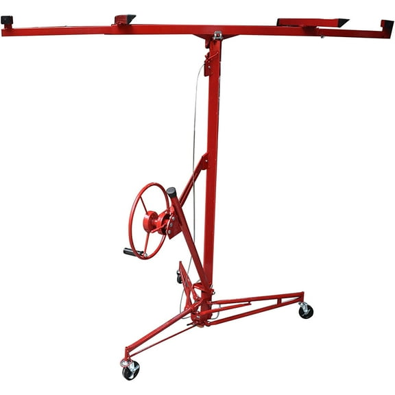 waltyotur 16FT Drywall Lift Sheetrock Lift Rolling Panel Hoist Jack Lifter Fit for Drywall Panels