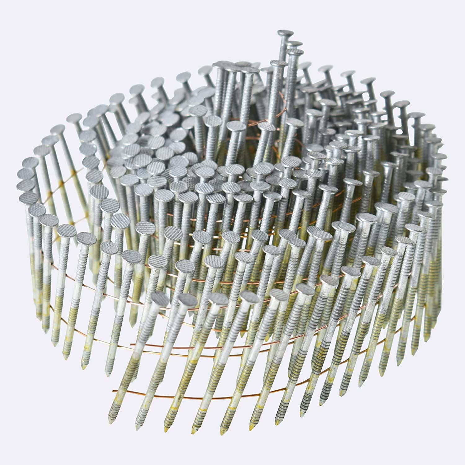 waltyotur 2-1/2Inch x 0.092Inch Collated Wire Coil Siding Nails 15 ...