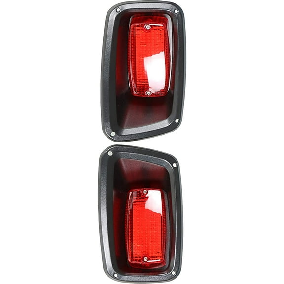 waltyotur 2 Pcs Rear Tail Light Golf Cart Full LED Replacement for EZGO TXT 1996-2014