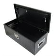 thumbnail image 1 of waltyotur 30 x 13 x 9.84 Inch Aluminum Tool Box Pickup Truck Trailer Tool Box Truck Chassis Tool Box Storage Box 30 Inch Black W/Lock and Keys, 1 of 7