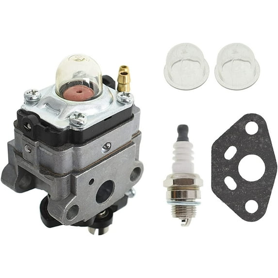 waltyotur 593-60140-00 Carburetor Replacement for Troy-Bilt TB475SS TB575SS TB525CS TB525EC TB575EC 753-04296 753-04745 for EH035 Carb