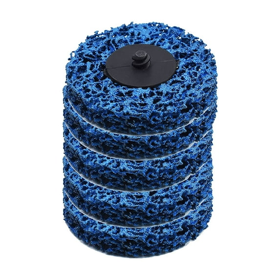 waltyotur 5Pcs 3 Inch Quick Change Easy Strip Discs Stripping Wheel R Type Rust Remover Wheel Paint Removal Disc Fit for Angle Grinders Removes Rust Strips Paint Cleans Welds
