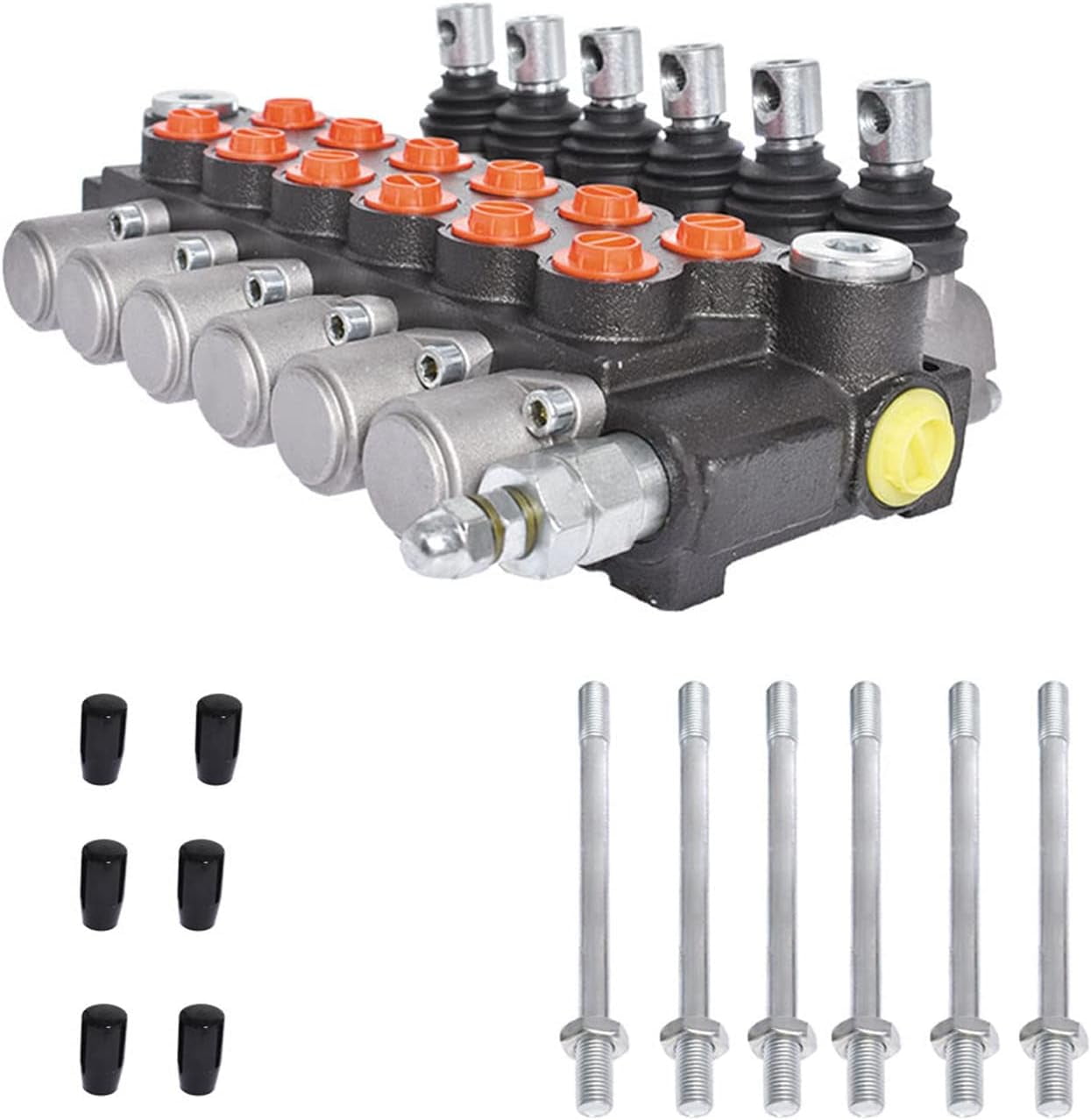 waltyotur 6 Spool Hydraulic Control Valve 13GPM 3600 PSI SAE