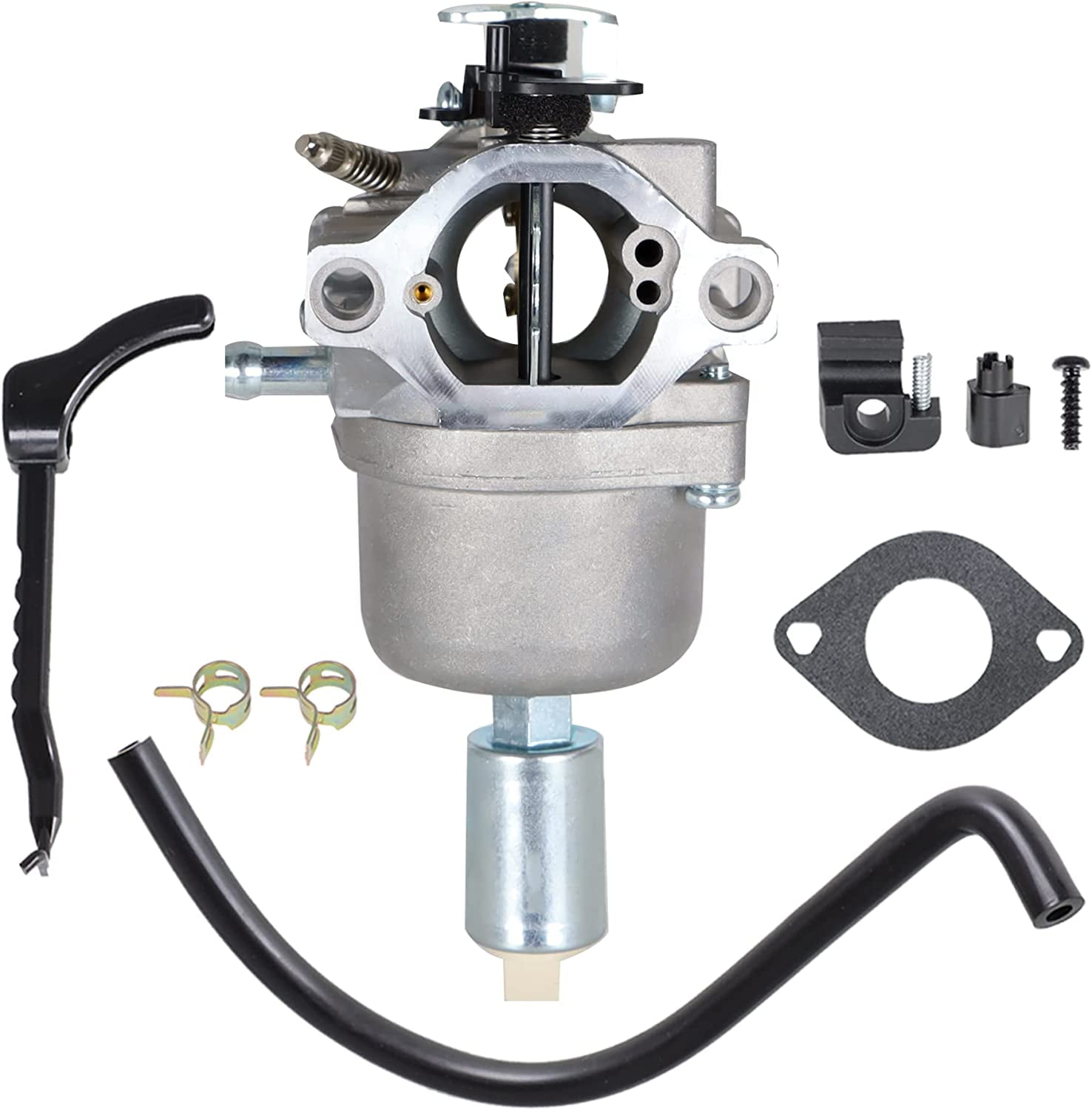 waltyotur 697203 Carburetor Replacement for Briggs \u0026 Stratton 13.5 HP Engine 31F707 350777 14 HP V-Twin 808728 Carb 795873 808891 Replacement for John Deere LA105 Riding Mower Tractor 42 19.5HP
