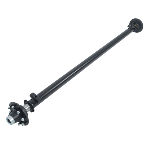 waltyotur 7000Lbs 8 Lug Trailer Axle 95 Inch Hub Face 80 Inch Spring Center 8 x 6.5 Bolts for Light Duty Trailers