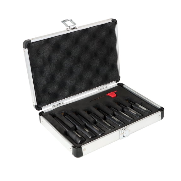 waltyotur 8 Pcs 3/4" Shank Indexable Boring Bars 90 Degree Round Shank Boring Bars