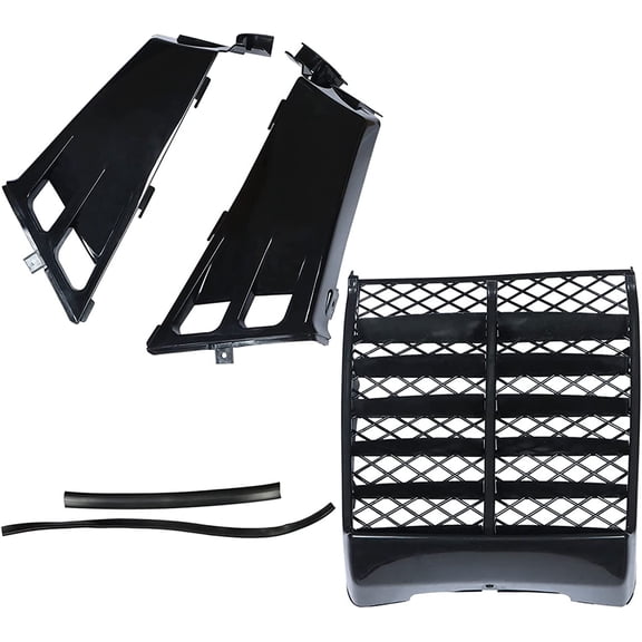 waltyotur Black Plastic Gas Tank Side Covers with Grill Replacement for Yamaha Banshee 1987-2006