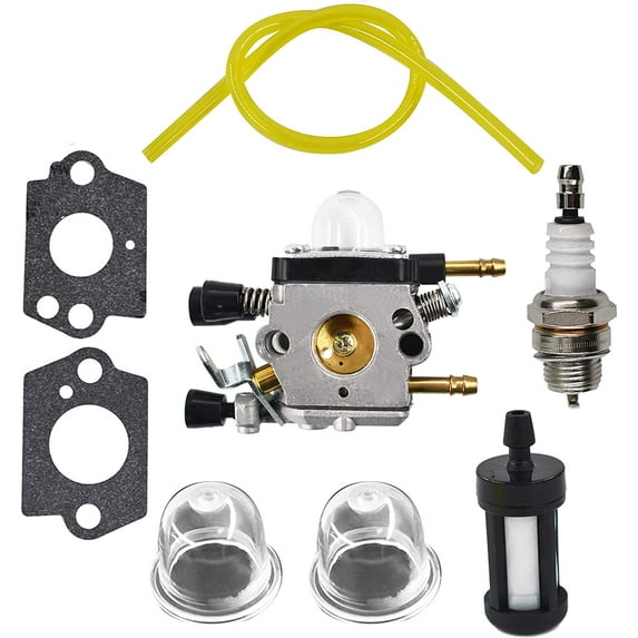 waltyotur C1Q-S68 Carburetor Backpack Blower with Gaskets Replacement for Stihl BG45 BG46 BG55 BG65 BG85 SH55 SH85 BR45C Leaf Blower Carb with Fuel Line Hose Tube Air Filter Kit