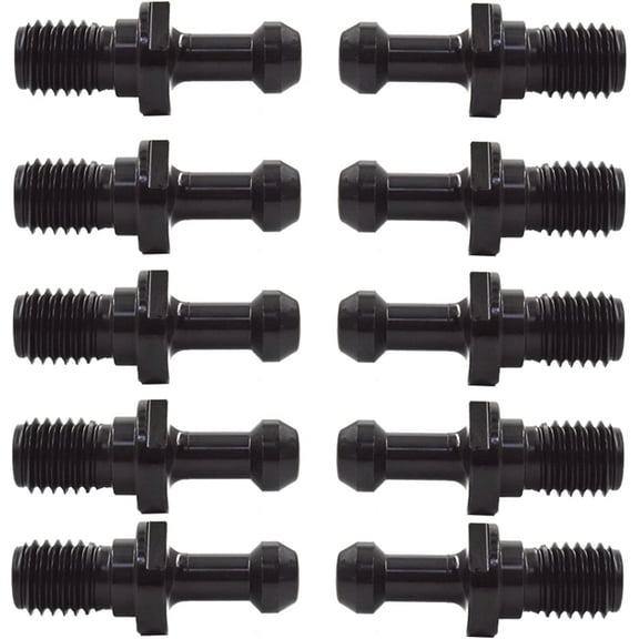 waltyotur CAT40 45 Degree Pull Stud Pull Stud Retention Knob, 0.589 Inch Drum Pull Stud for Drill, Replacement for HAAS CAT 40 CNC Tool Holder Replace (10 Pack)